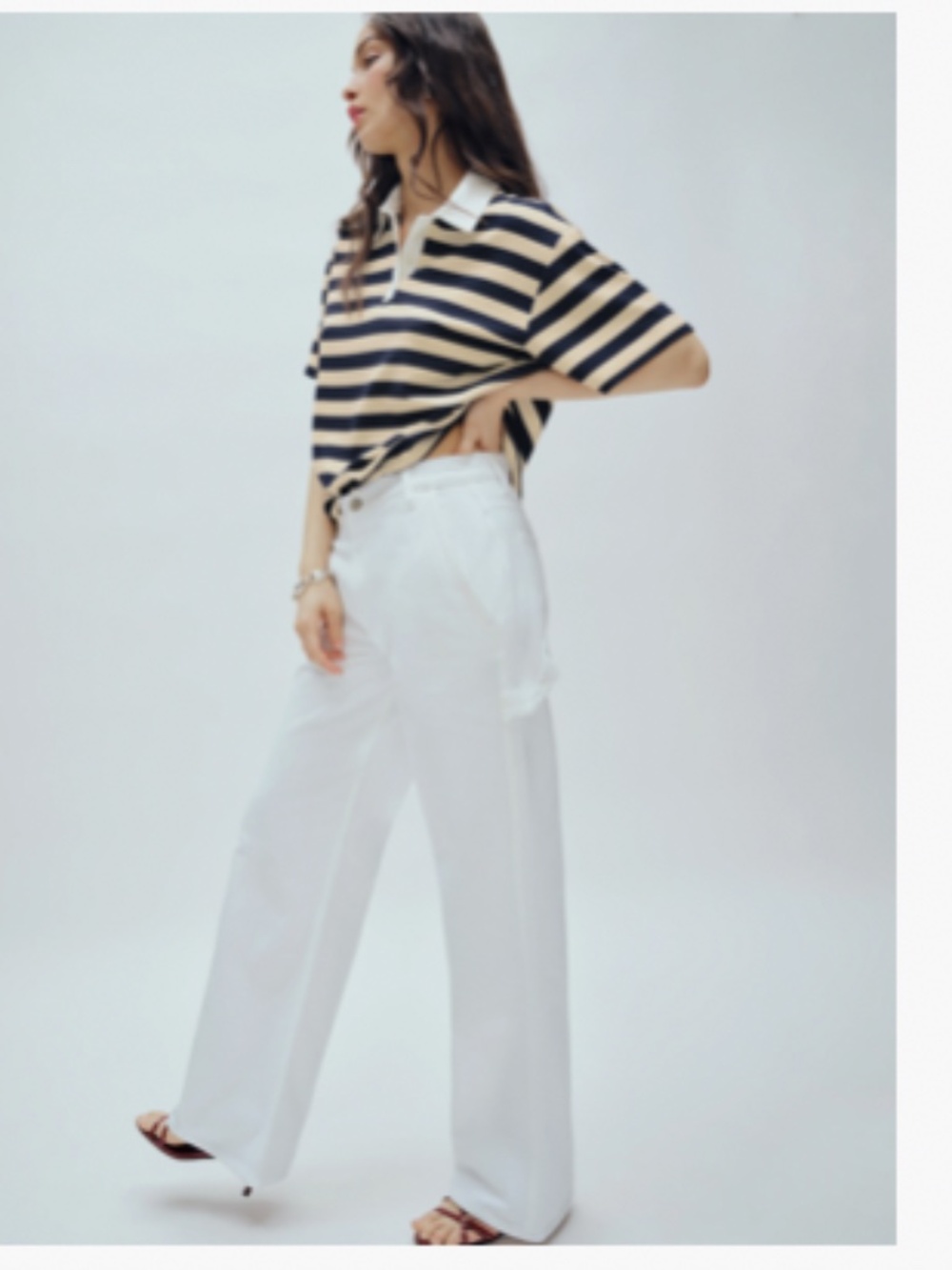 Diego Mid Rise Baggy Utility Jeans
